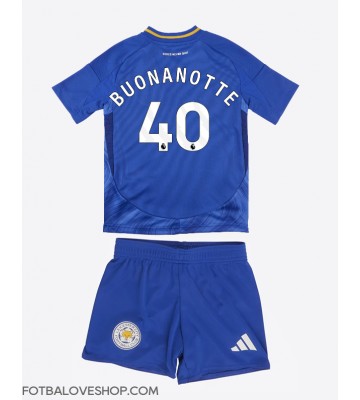 Leicester City Facundo Buonanotte #40 Dětské Domácí Dres 2024-25 Krátký Rukáv (+ trenýrky)
